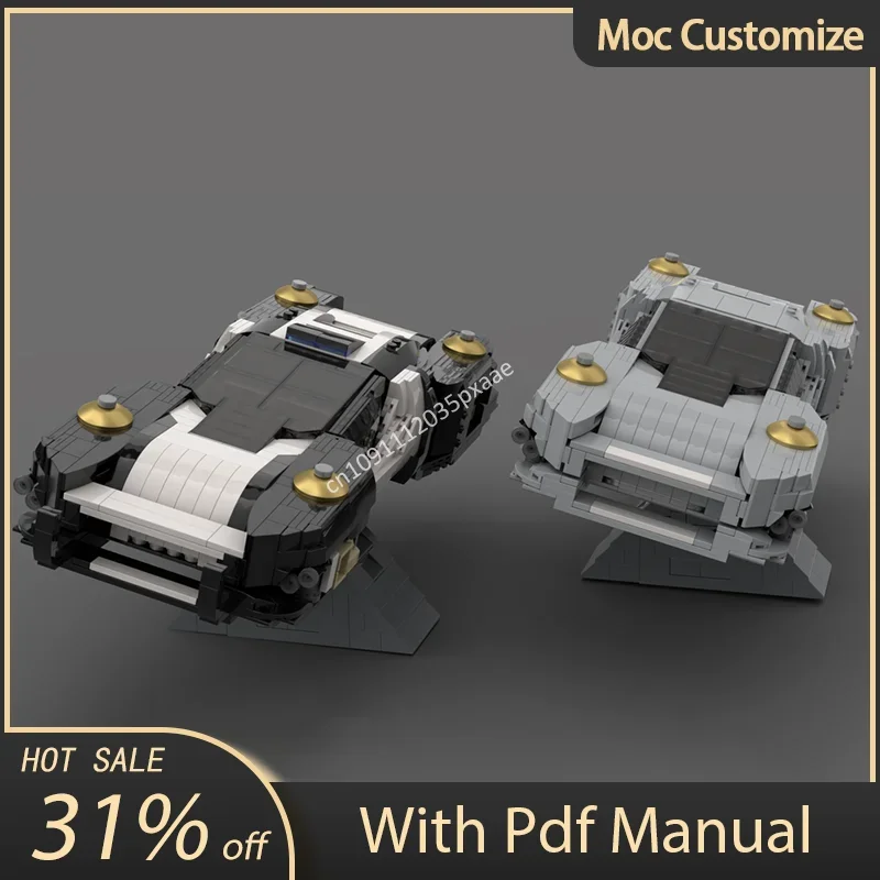 

Moc Movie Total Recall Police Hover Car Models Technical Building Blocks Creativity Assembly Bricks Toys Kids Christmas Gift