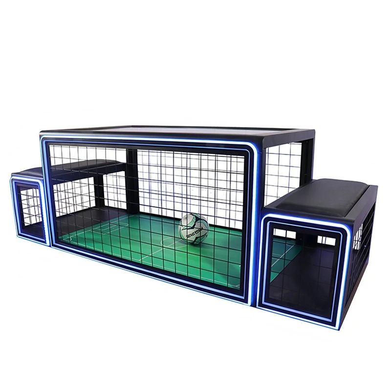 Playing football machine under the double table, sports game equipment, real interactive warm-up