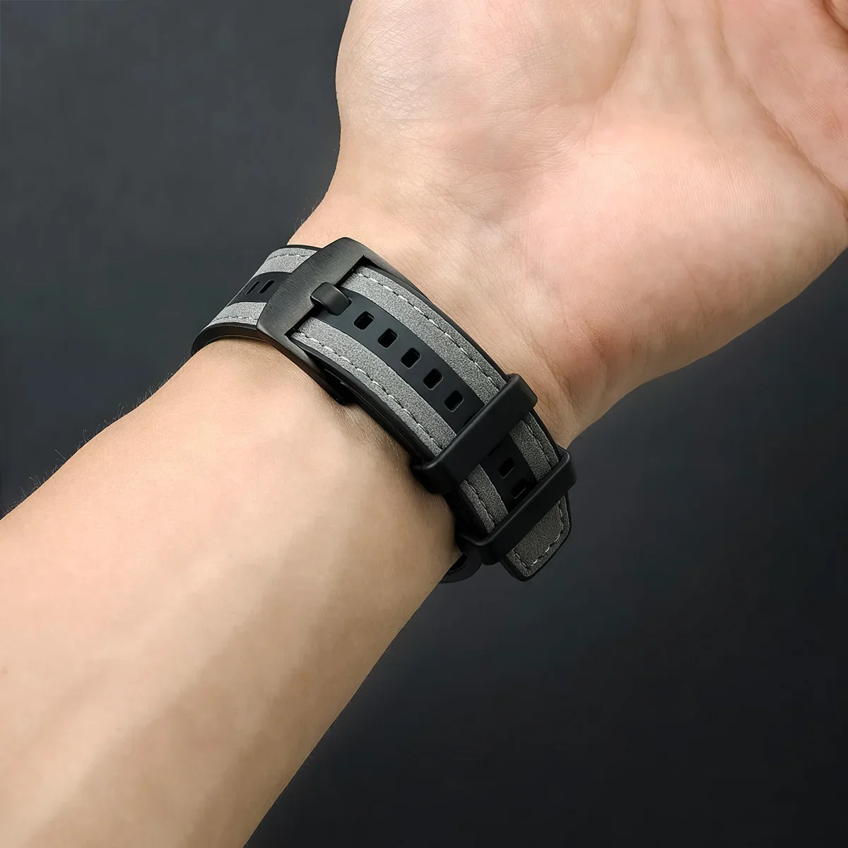 サムスンギャラクシーウォッチ3用レザーストラップ,シリコンストラップ,Redmi watch 3アクティブライトバンド,gear s3 46mm, 22mm,45mm