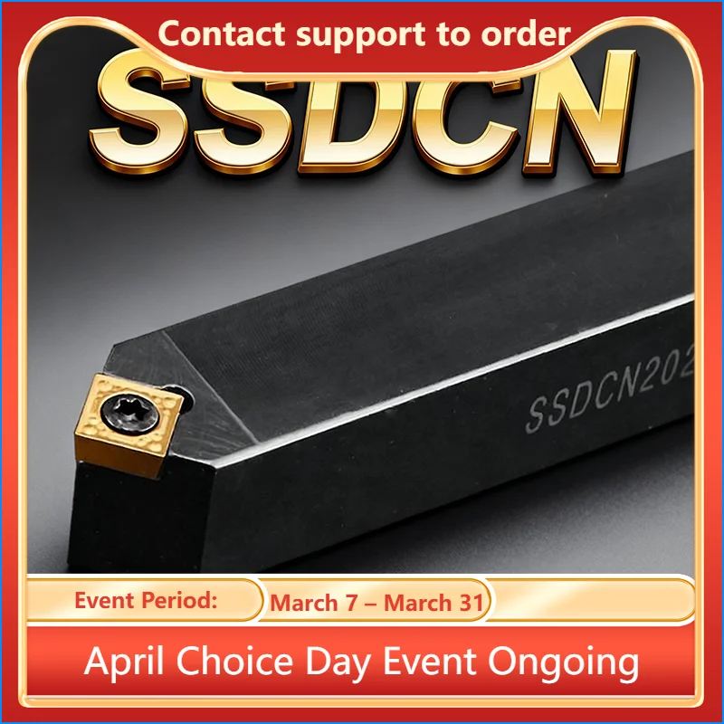 SSDCN1212H09 SSDCN1616H09 SSDCN2020K09 SSDCN2525M09 SSDCN2525M12 External Turning Tool Holder Lathe CNC Cutting Tool Cutter Bar