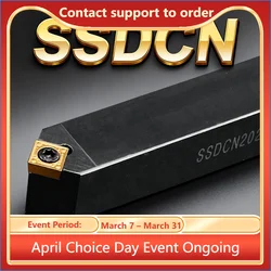 SSDCN1212H09 SSDCN1616H09 SSDCN2020K09 SSDCN2525M09 SSDCN2525M12 External Turning Tool Holder Lathe CNC Cutting Tool Cutter Bar