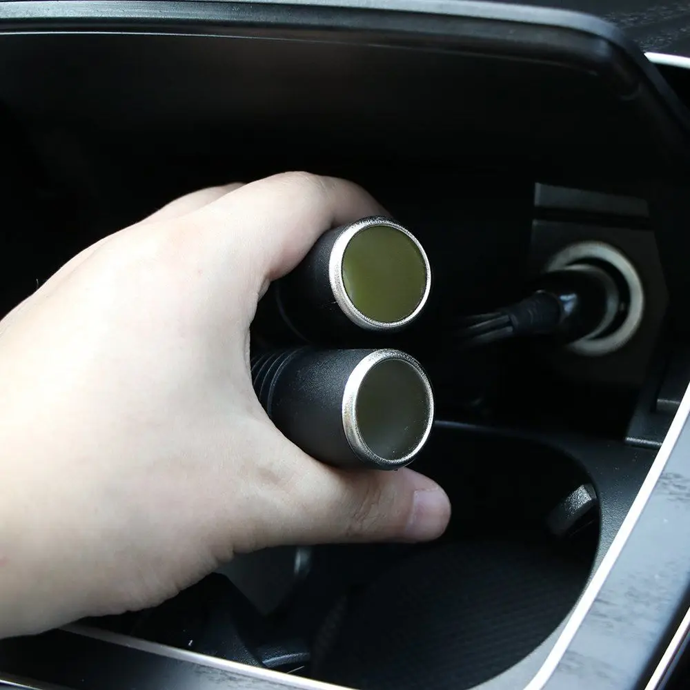 12V-24V 10A 1 To 2 port car cigarette lighter power charger adapter socket splitter female socket connector adapter