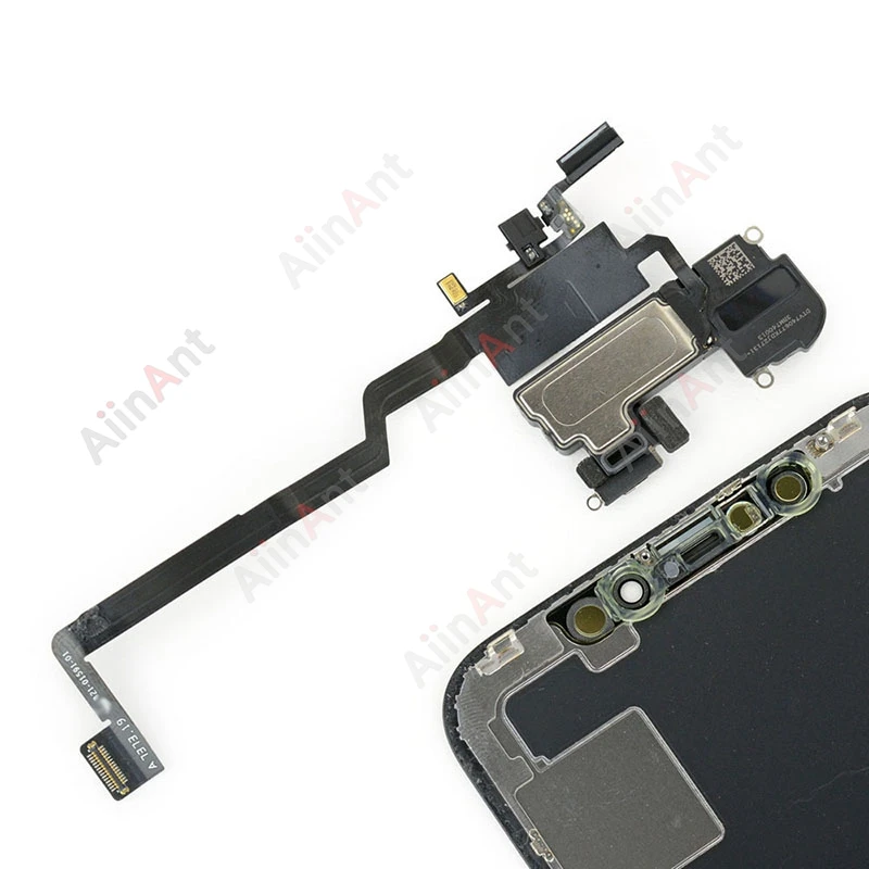 Phone Top Proximity Sensor Sound Ear Earpiece Speaker Flex Cable For iPhone 11 Pro X Xr Xs Max 7 8 Plus with Sticker No Face ID