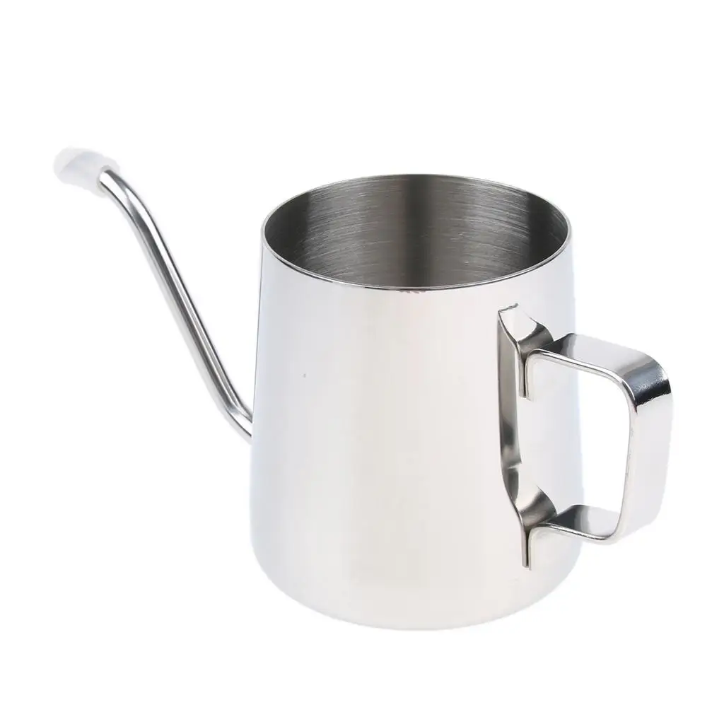 Narrow Spout Coffee Pot 350ML 304 Stainless Steel With Handle Pouring Over
