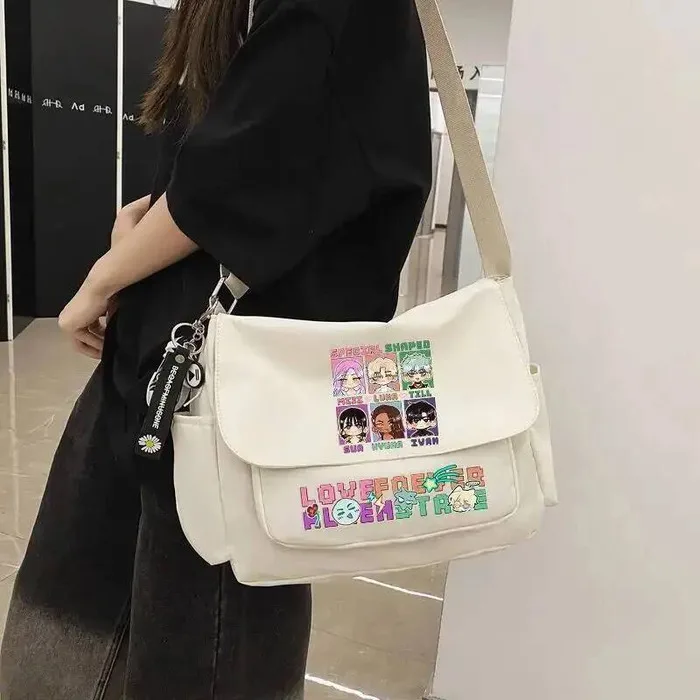 

Сумка на плечо Alien Stage, дорожная сумка, студенческие подарки, студенческие сумки на молнии Croosbady, школьные сумки, аниме-игра