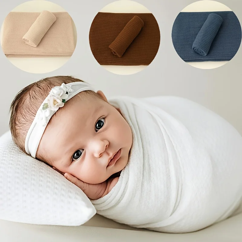 

Newborn Photography Props Blanket and Wraps Baby Soft Swaddlings Photo Backdrop Blanket Shoot Studio Accessories Shooting Frame