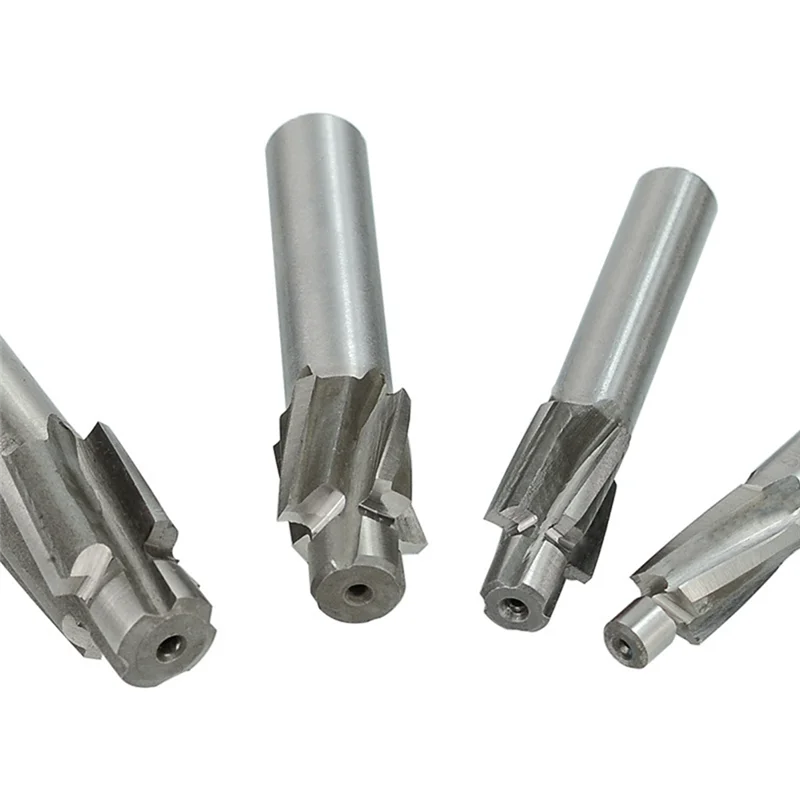 

5-Piece Guide Slotted Countersunk Die M3-M8 Milling Cutter Kit 4-Tooth High-Speed Steel Milling Cutter Set-BEAU