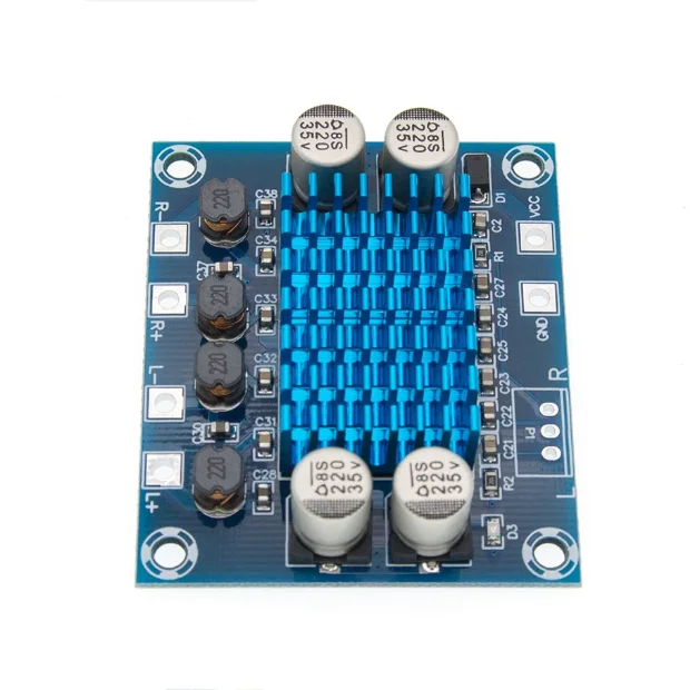 XH-A232 TPA3110 Class D Digital Audio Amplifier Board HD Audio Amplifier Module Power Supply DC 12V-24V Output 30W*2