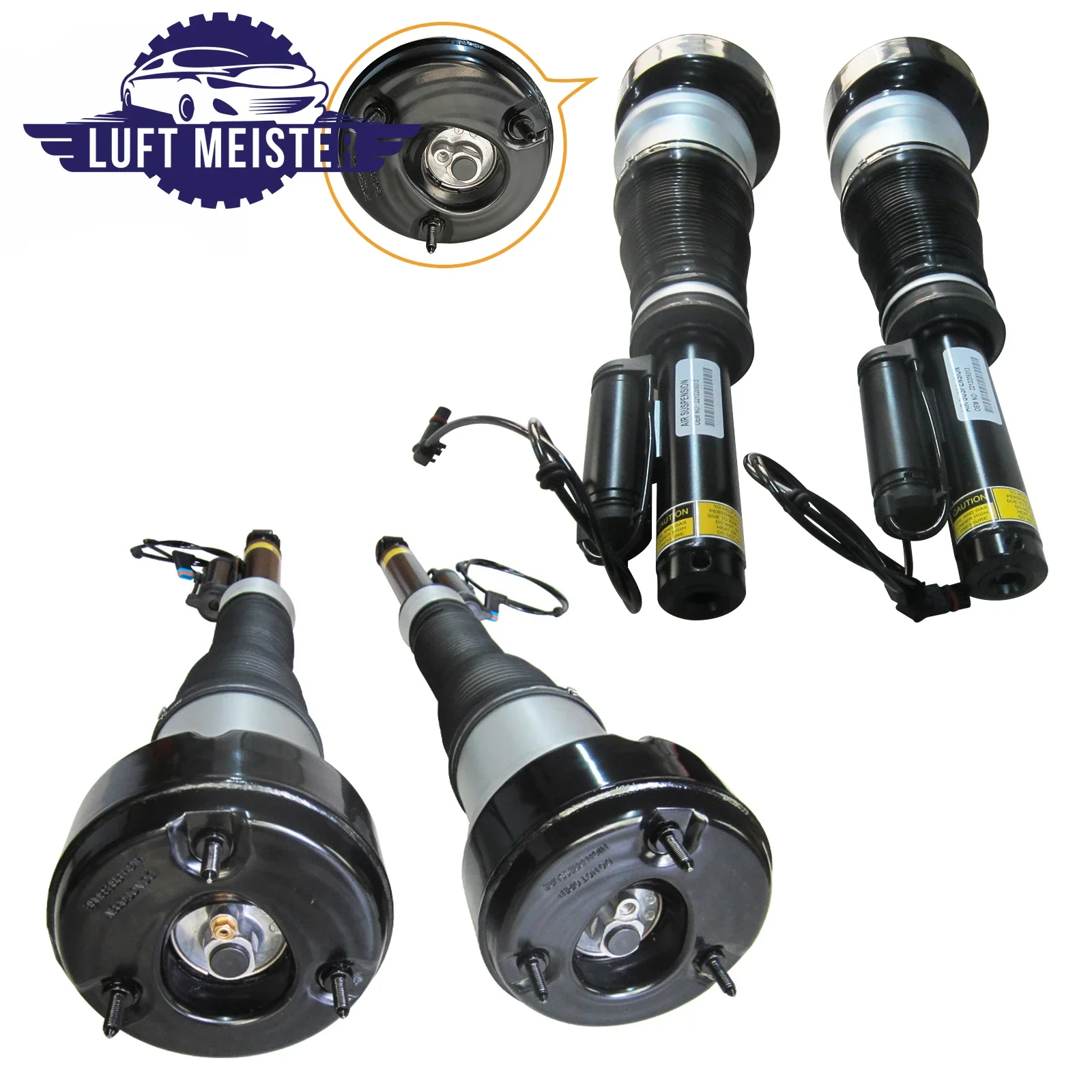 1PCS Front Rear Air Suspension ADS Shock Absorber For Mercedes Benz 2WD CL-Class S-Class W221 W216 07-12 A2213204913 A2213205513