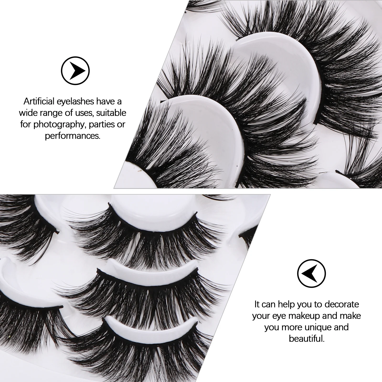 

1 Box False Eyelashes Artificial Eye Lashes Women Makeup Dense Natural False Eyelash Party Makeup Tool Fake Eyelashes