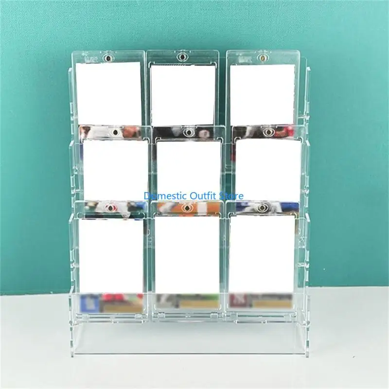 

Space Saving Acrylic Card Display Case Baseball Card for Collectors 68TC