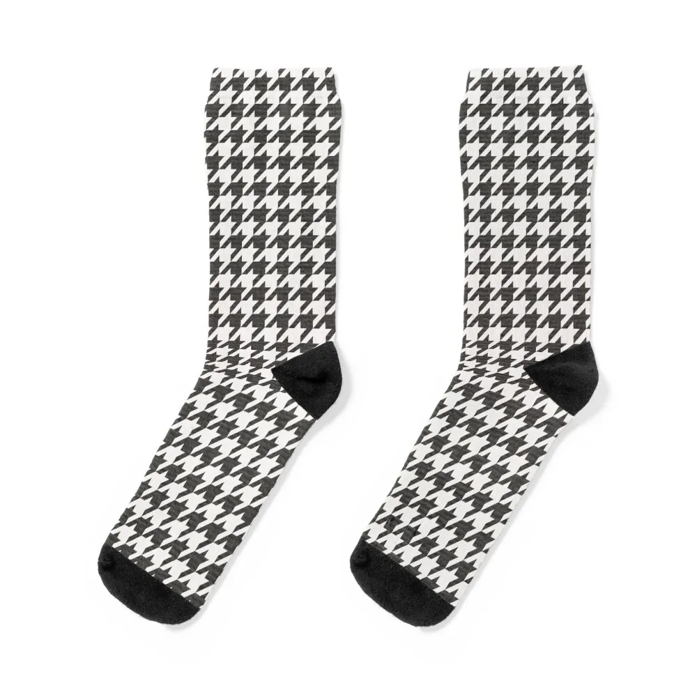 

Houndstooth – Black Socks Lots valentine gift ideas custom basketball Socks Man Women's