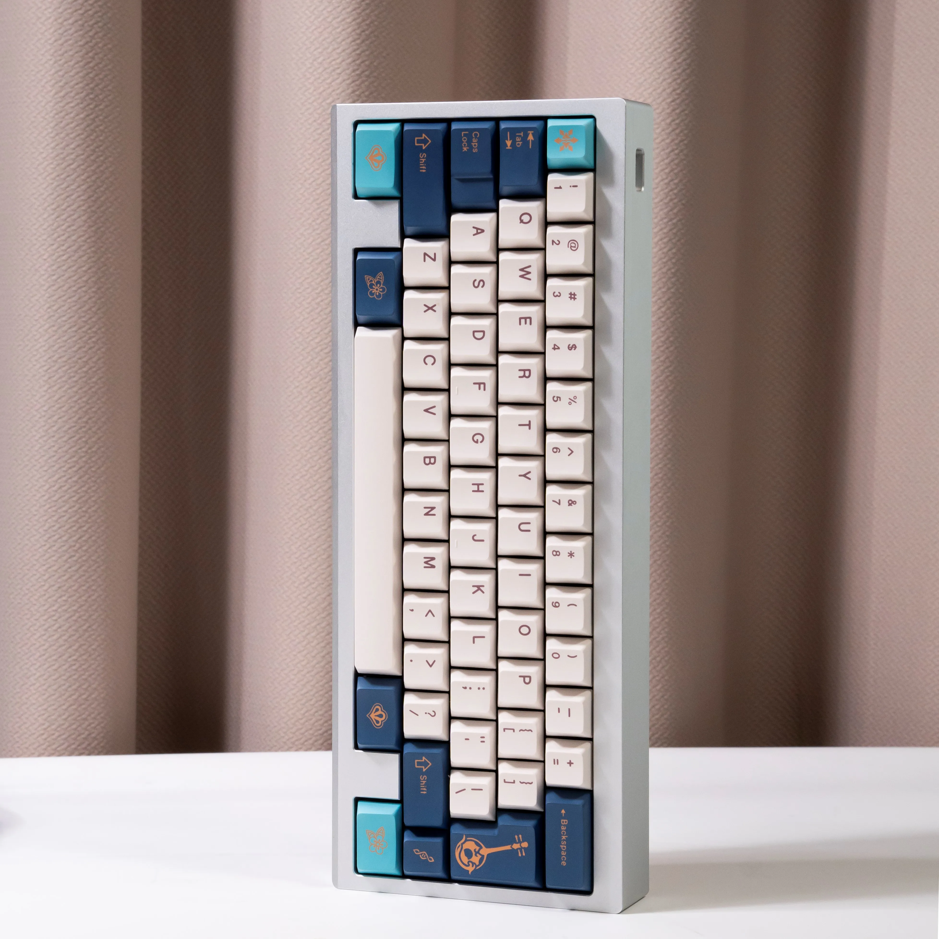 

One-pin Youlan theme original highly customized thermal sublimation keycaps