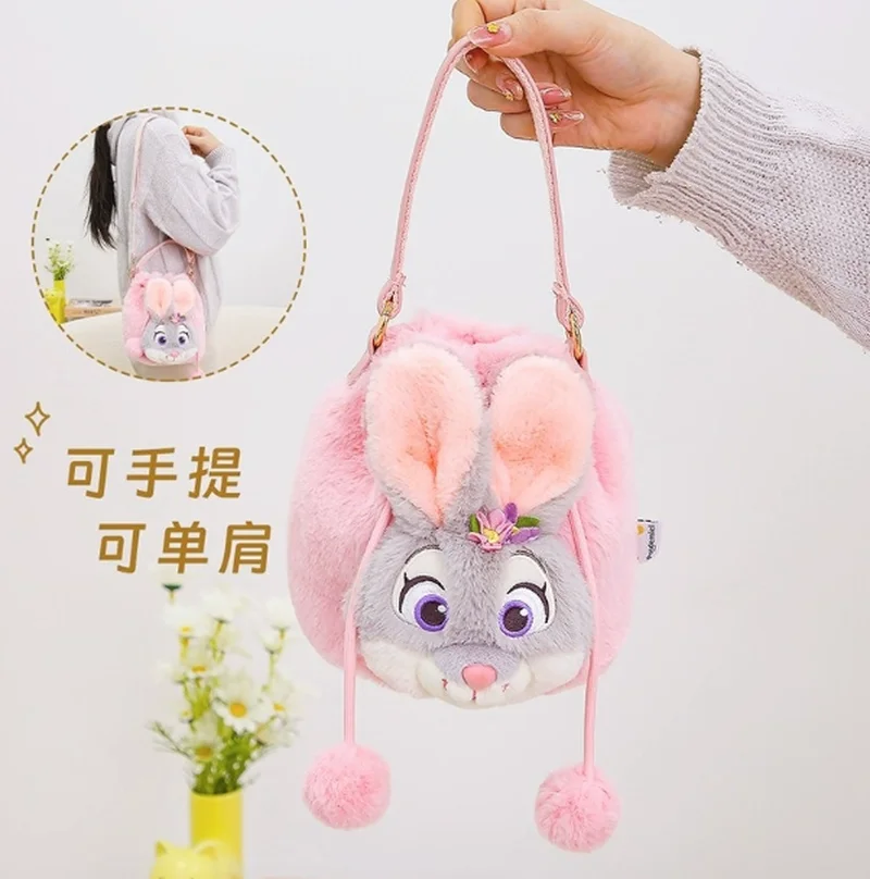 

New Potdemiel Judy'S Plush Messenger Bag Handbag Cute Plush Toy Match Clothes Novelty Perfect Christmas Surprise Gift For Girls