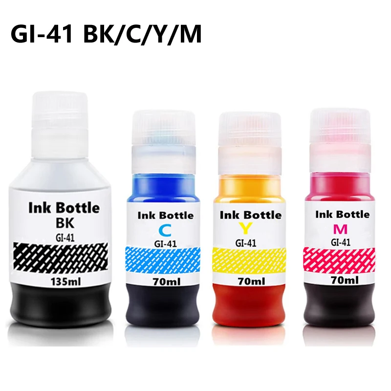 GI-41 GI 41 GI-41 Dye Ink for Canon PIXMA G1020 G2020 G3020 G3060 G1220 G2260 G3260 G2160 G3560 G2420 G2460 G3420 G3460 Printer