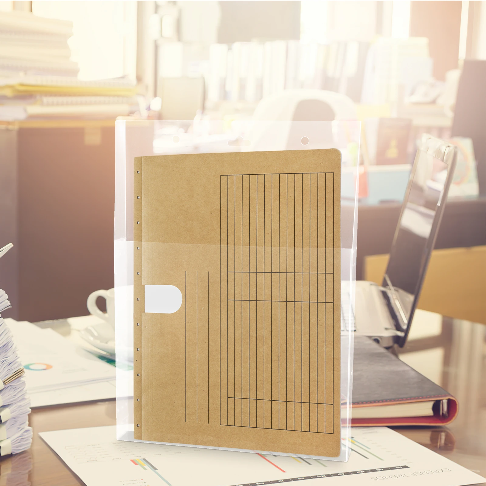 

2 Pcs Mounted File ganizer Hanging Storage Box Office Folder Holder Lightweight Mail ganizer Wall File Holder 24x33x1cm Wall