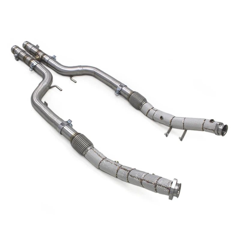 

OEM Stainless Steel Downpipe For Mercedes-Benz S500 W222 4.7T 2014-2020 Heat Shield Free Flow Exhaust System