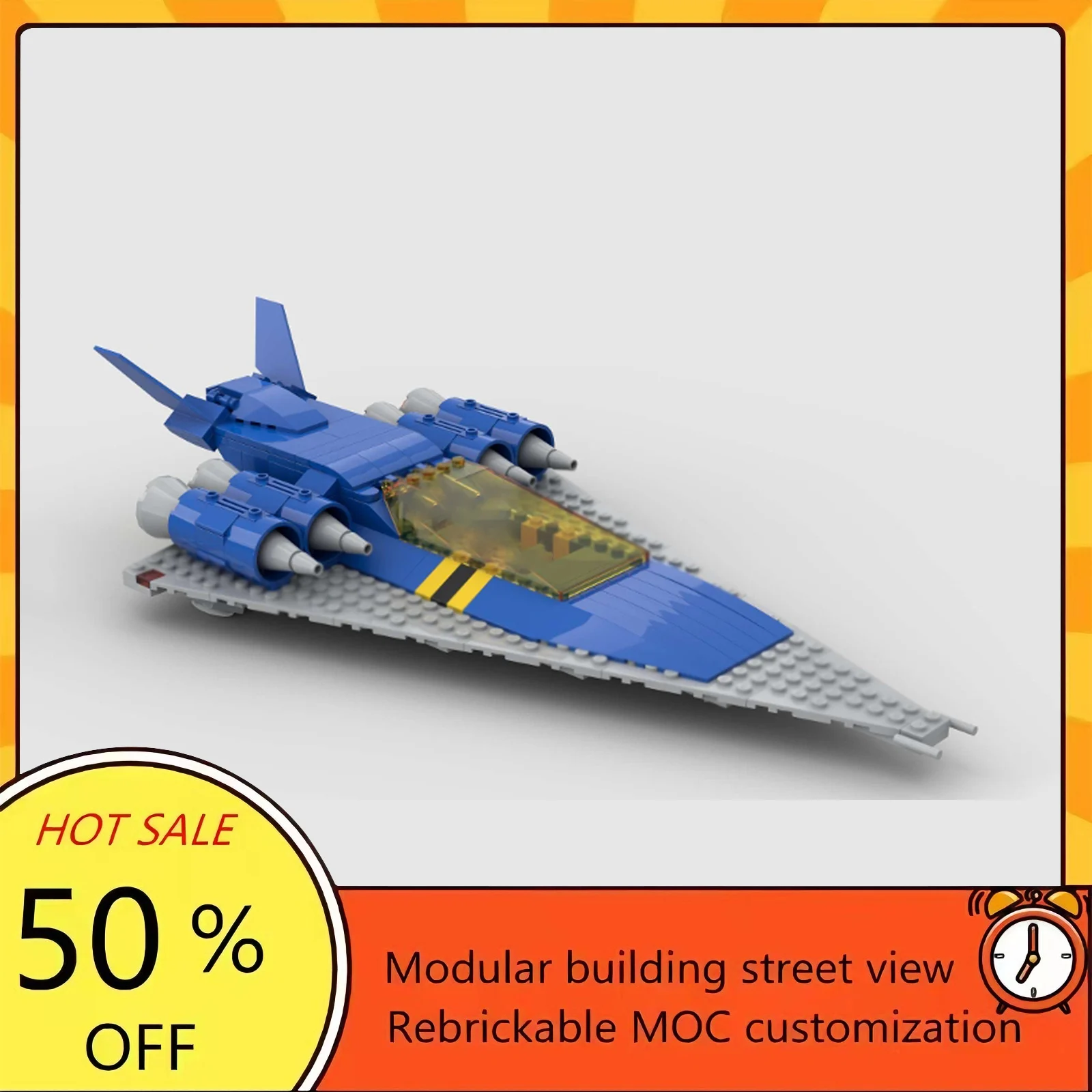 

Набор для сборки космического корабля из 274 деталей, популярная модель по мотивам фильма «Звездные войны», модульные строительные блоки, технологичный подарок, игрушка для детей на праздник