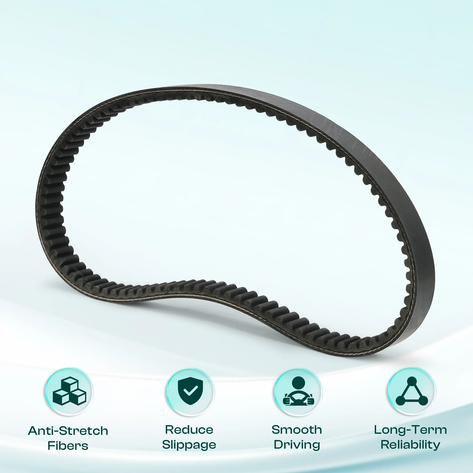 Club Car Clutch Drive Belt for 1993-Up DS & 2004-2014 Precedent Golf Cart OEM#1016203