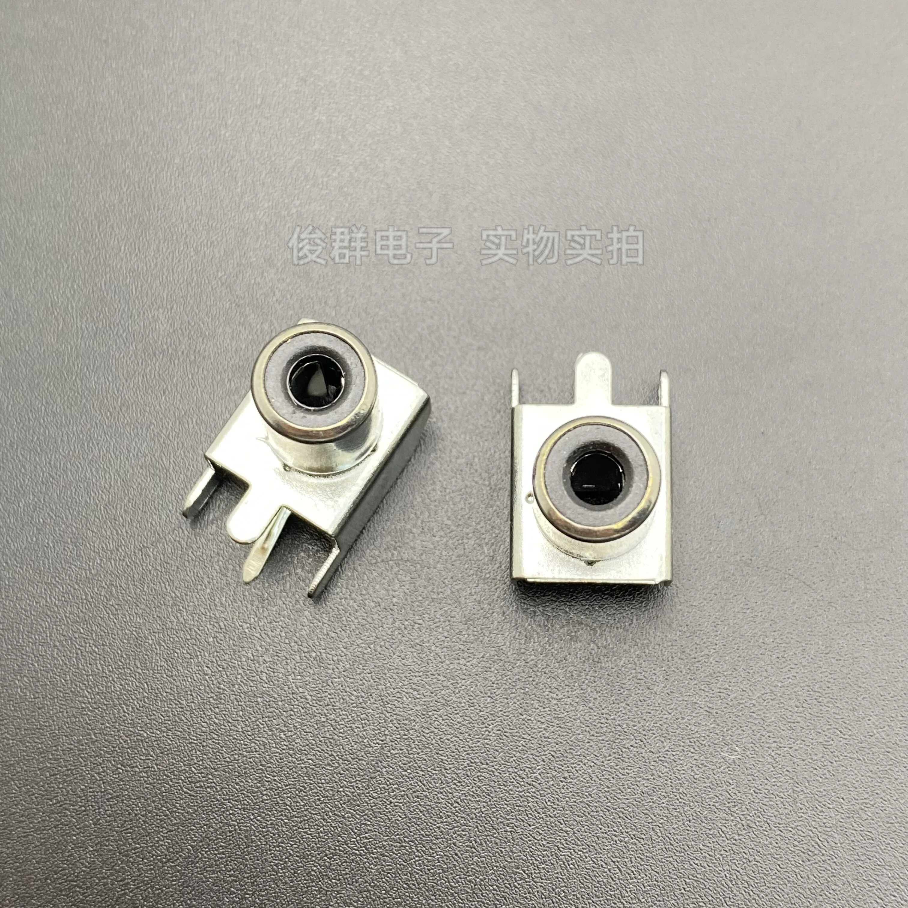 100pcs/ RCA Lotus Seat Same Core 4-Pin Single Hole AV Mother Seat Power Amplifier Audio TV PCB Audio Video Signal Socket