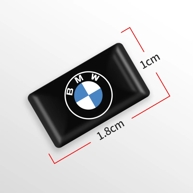 10pcs 3D Epoxy Resin Emblem Stickers Decals Interior Auto Accessories for BMW E46 E85 E60 F10 E39 F30 E36 F20 E87 E90 E70 X3 X5