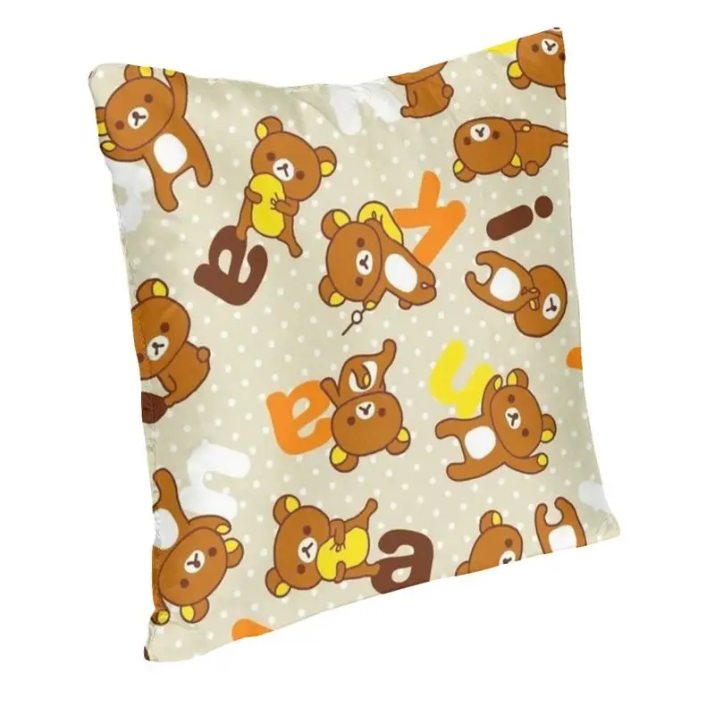 Japanese Video Game Characters Cushion Cover Double Side Printing Rilakkuma Throw Pillow Case Fashion Pillowcase Home Decoration