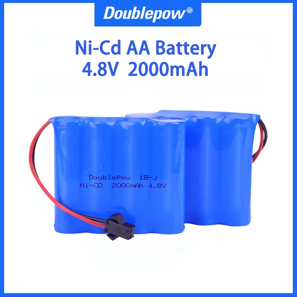 1-5pcs 4.8V Battery 2000mah Ni-cd Bateria Ni cd Battery Pilas Recargables Battery Pack  AA Size Ni cd For Rc Car Toy Tools Model