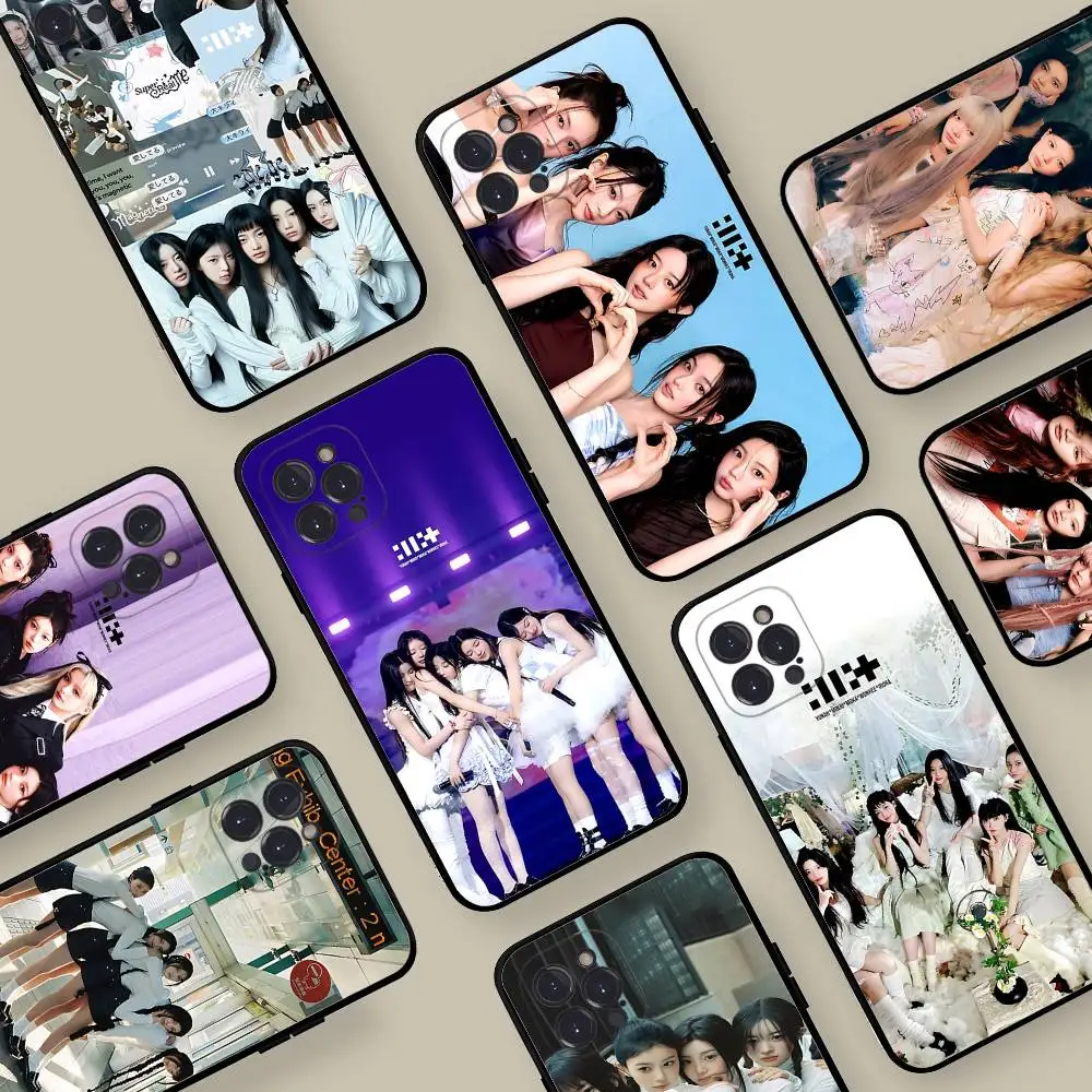 Koreanische Kpop I-ILLIT Für IPhone 17 16 15 14 13 12 11 Pro Max 13 17 Air stoßfest Weiche Telefon Fällen Coque