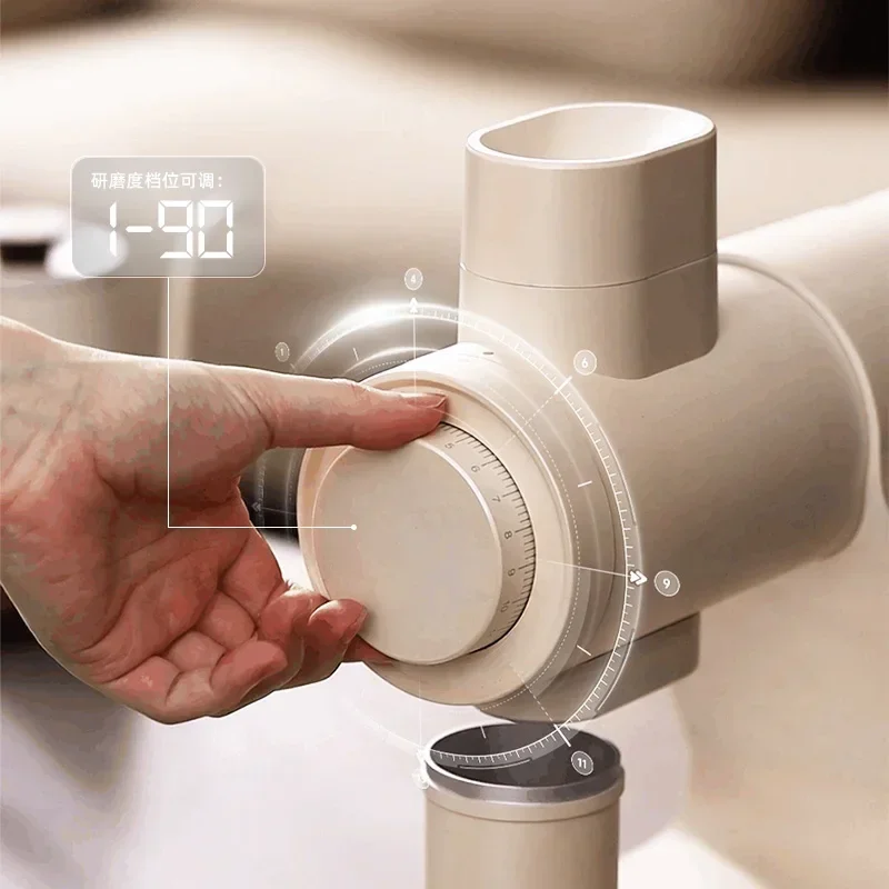 Original Barsetto E6Air เครื่องบดกาแฟมืออาชีพ 64 มม.มีดแผ่นมือเจาะอิตาเลี่ยนเครื่องบด 250W ประสิทธิภาพสูง 220V