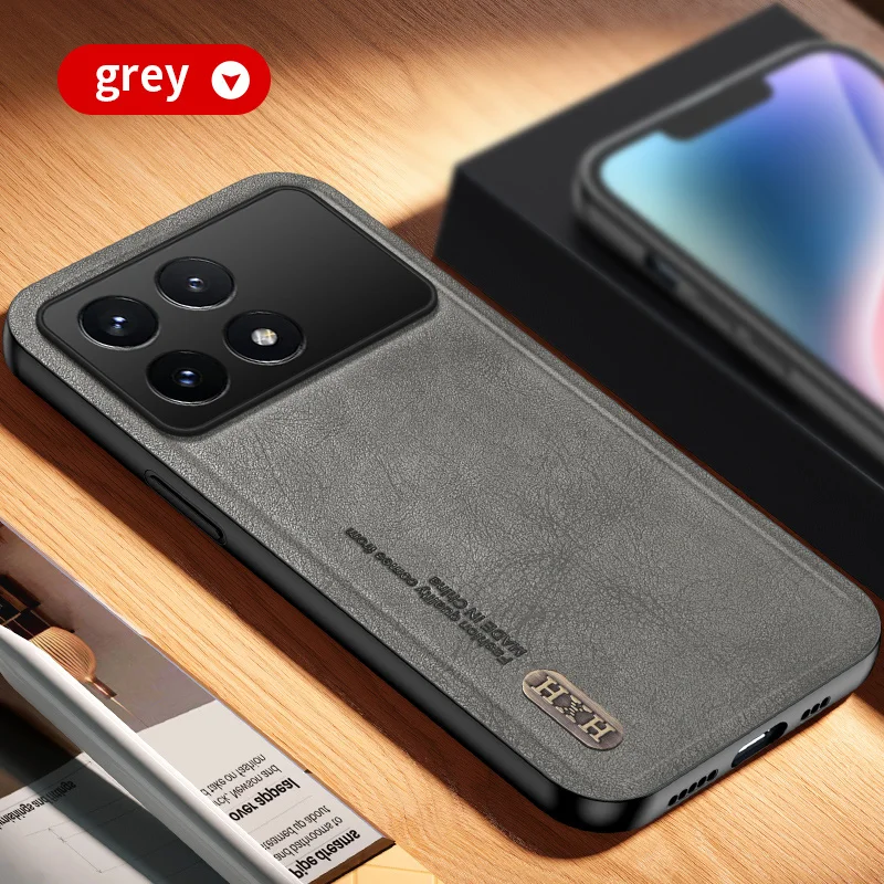 For Xiaomi POCO F6 Pro 5G Чехол Для Back Cover Skin Feel Magnetic PU Leather Phone Cases Soft Fundas For POCO F6 F7 Pro Ultra