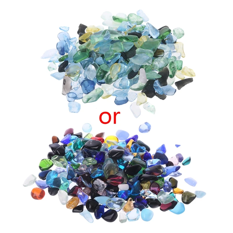 652F Natural Stones Fish for Tank Decorative Gravels Mixed Color Pebbles Small Garden Rocks Soil Cover for Aquariums Vase Fil view 2