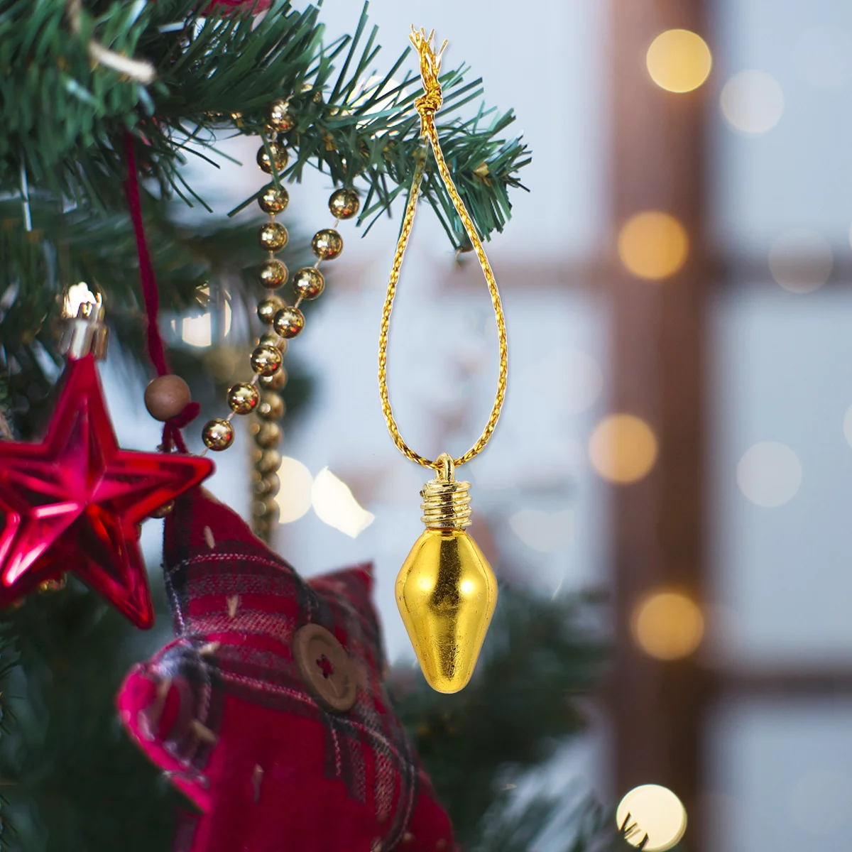 

100Pcs Colorful Simulated Lamp Beads Hanging Decoration DIY Accessories Garden Home Pendant Lamp Bead Pendant DIY Accessories