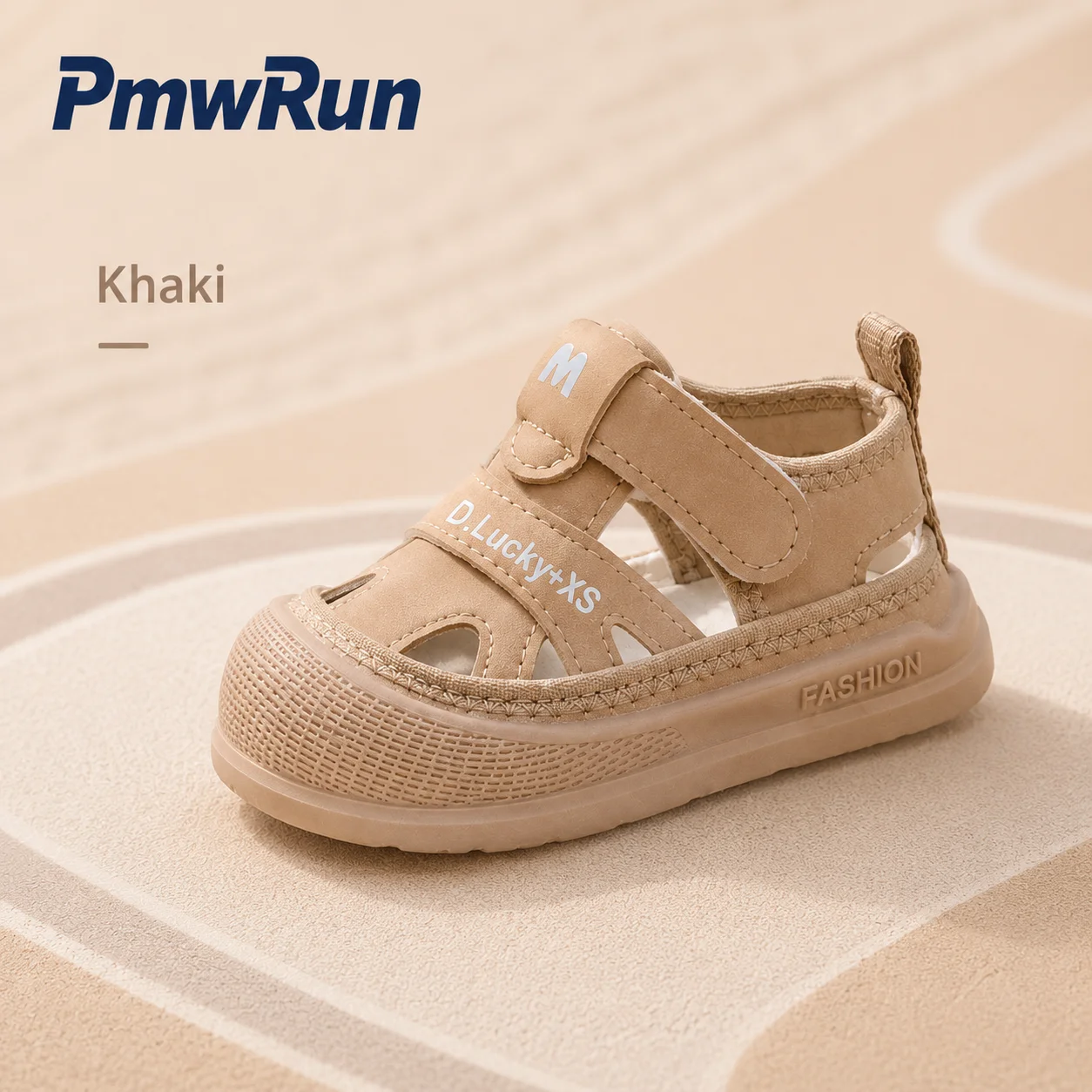 

PU Leather Summer Sandals For Children Hollow Out Breathable Boy's Girl's Sport Sandals Ergonomics Soft-soled Kid's Sandals