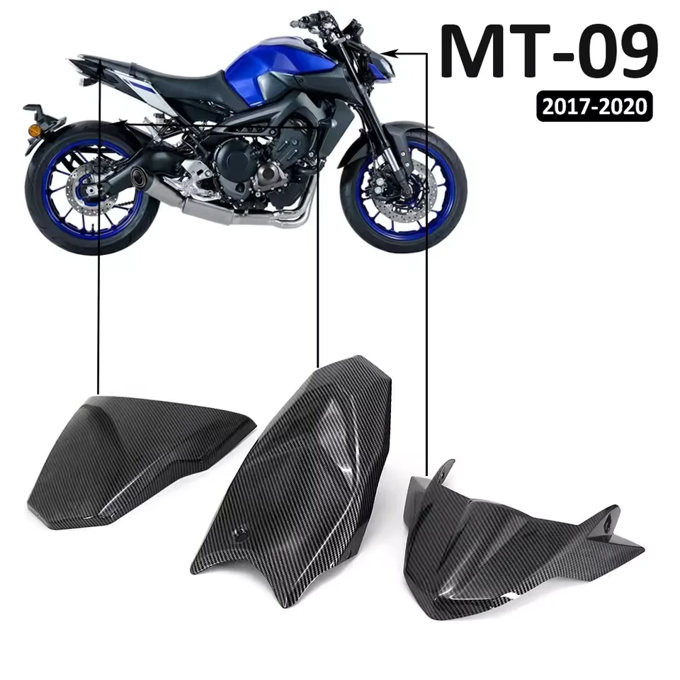 

Rear Seat Cover Fairing Motorcycle Accessories Fender Rear Hugger / Windshield Deflector For YAMAHA MT-09 MT09 SP FZ09 2017-2020
