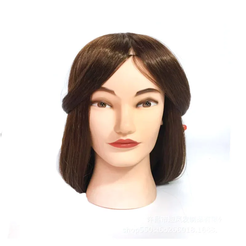 

Doll head styling, skilled in dyeing and weaving hair, 100% real hair, practicing haircuts, apprentice hairdresser