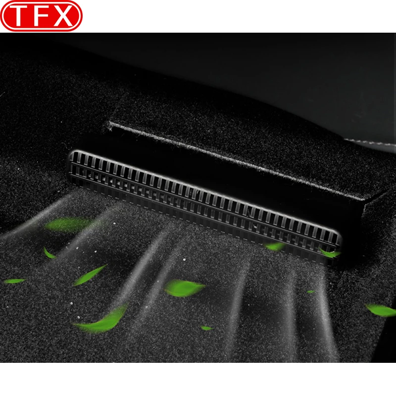 

For Geely Galaxy Starship 7 EM-i 2024 2025 Car Air Conditioning Vent Under Seat Protective Cover Rear Dust Cover Accessories