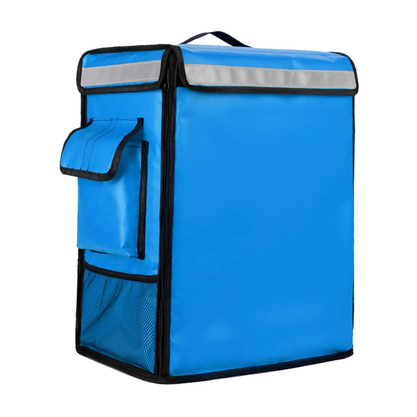 Insulated Food Delivery Backpack Pizza Delivery Bags for Home Delivery Beach blue