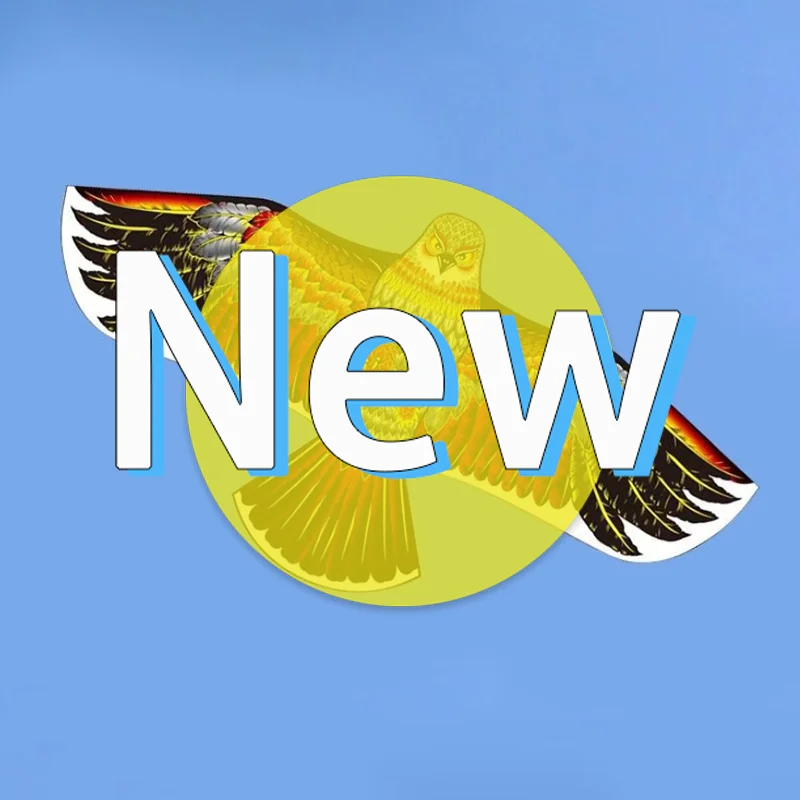 

TH 1.2m Flat Eagle Kite With 30 Meter Kite Line Outdoor Toys Bird Repelling Kite For Kids Gift