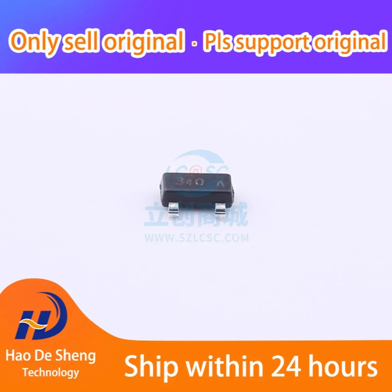 10PCS/LOT  FDN340P SOT-23 New Original In Stock