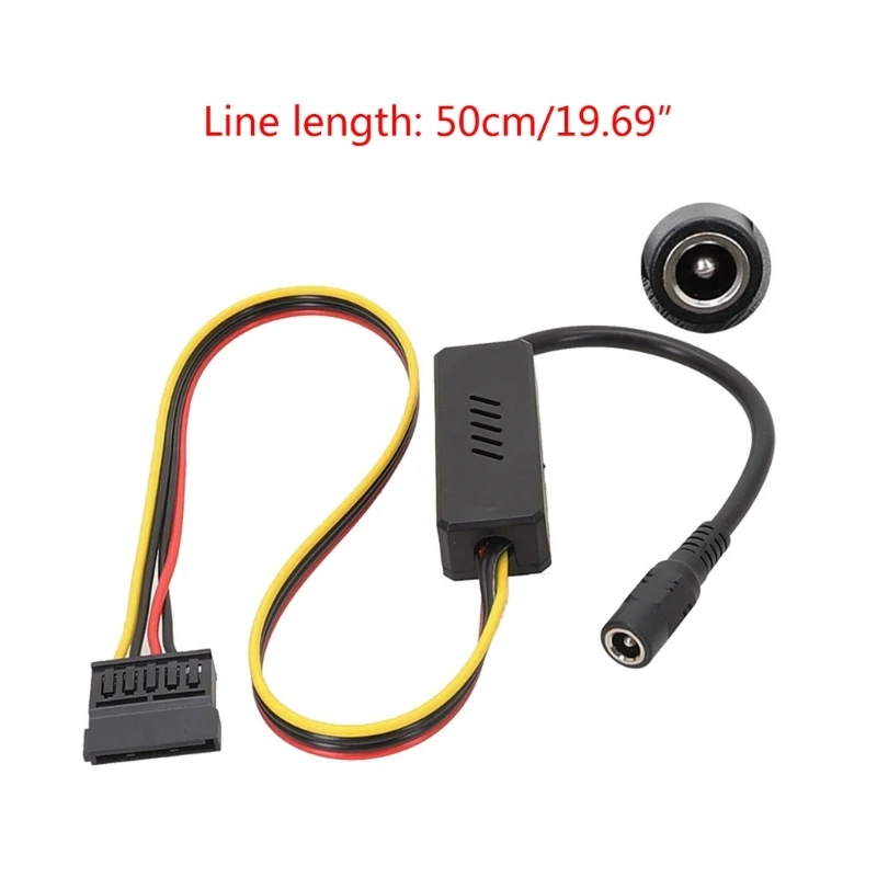 ความทนทาน ถึง DC5.5X2.5 มม. สายไฟ 12V สำหรับจ่ายไฟฮาร์ดไดรฟ์ 50 ซม.