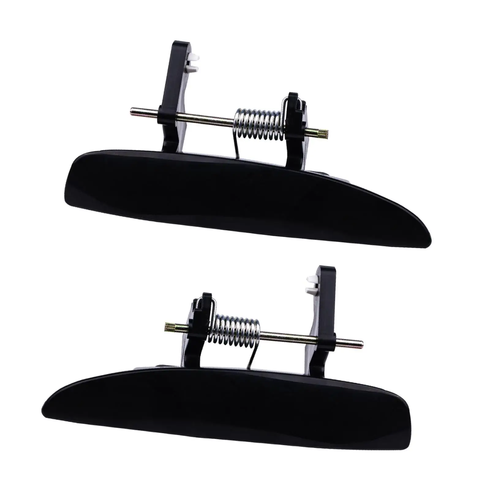 

2 Pieces Outside Door Handle Levers Accessories Compatible for Professional Spare Parts Easy to Install Black