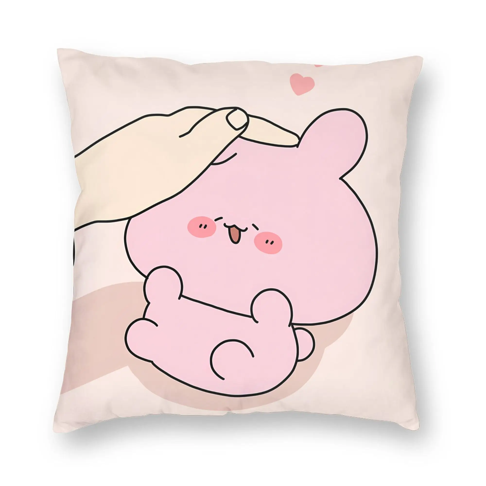 A-Asamimichaan Asleep Cute Asamimi Pillow Case  Comfy Pillow Cover For Chair Sofa Home Decor Morden Cushion Cover