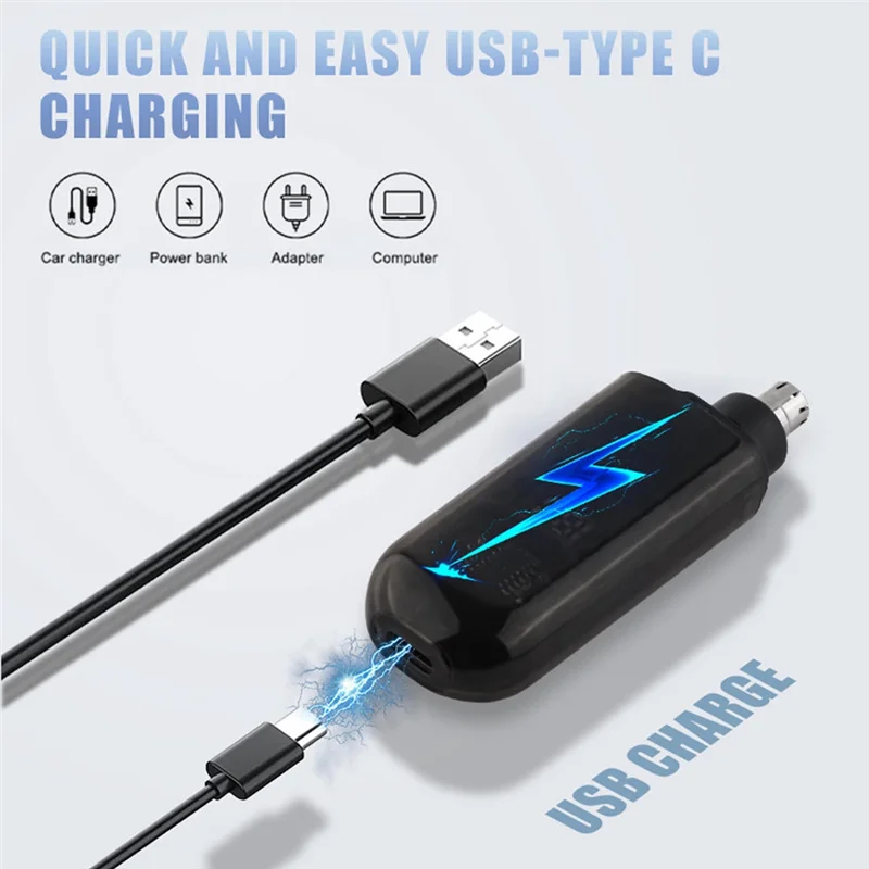 A33F الاتجاه ل ماكينة تشذيب شعر الأنف والأذن المحمولة ماكينة تشذيب صغيرة قابلة للشحن لأداة تشذيب شعر الأنف للأنف #5