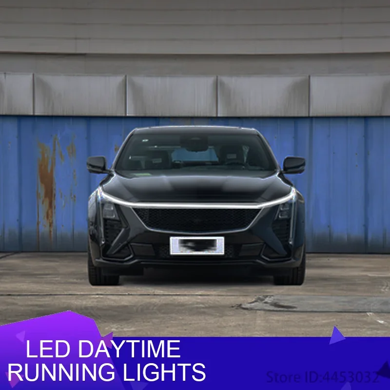 ДХО ДЛЯ Cadillac sts 2006, спичка, 118 cts xt5, сканирование автомобильных фар, пусковые светодиодные ленты, дневные ходовые огни, окружающая лампа 1,5 м