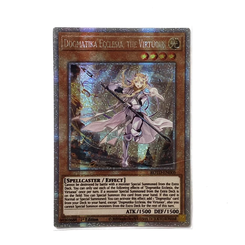 ORICA YUGIOH DIY Proxy Cards Dogmatika Ecclesia Blazing Cartesia the Virtuous Fallen of Albaz Non-Original