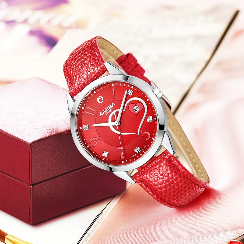 CASIMA Couple Watches Simple Trendy Fashion Watch Versatile Waterproof Luminous Ladies Quartz Watch Model SP-2601-1004