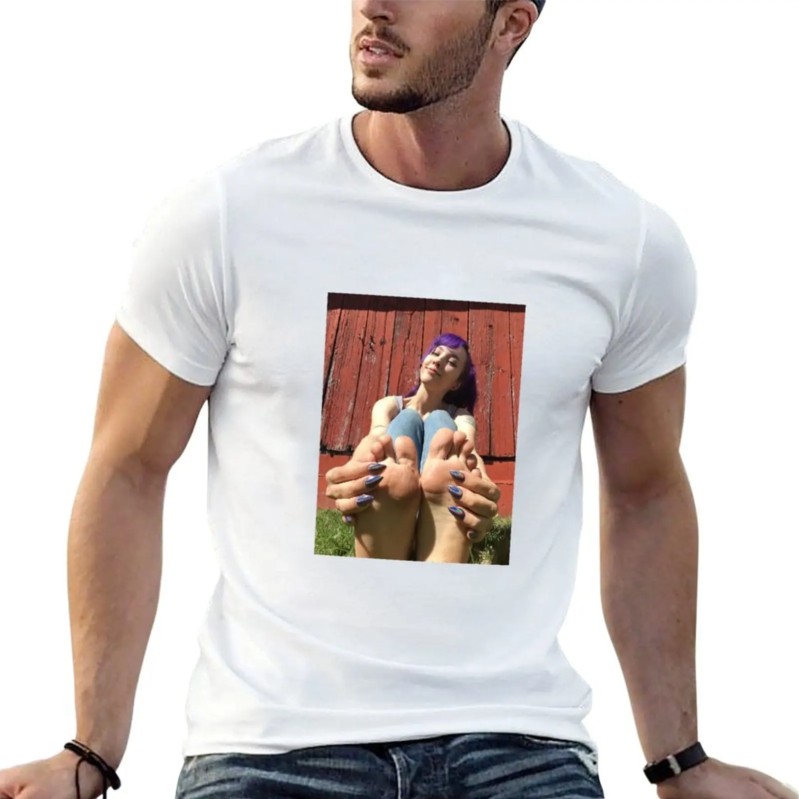 Country Feet Model T-Shirt graphic t shirts for man t shirt man casual cotton t shirts high quality T-shirt