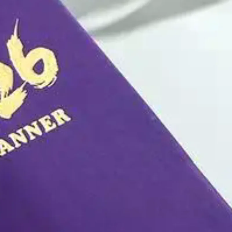 A6 Specification 2026 English Calendar Book, 64 Sheets 128 Page Leather Calendar Book, 365 Day Daily Plan Book