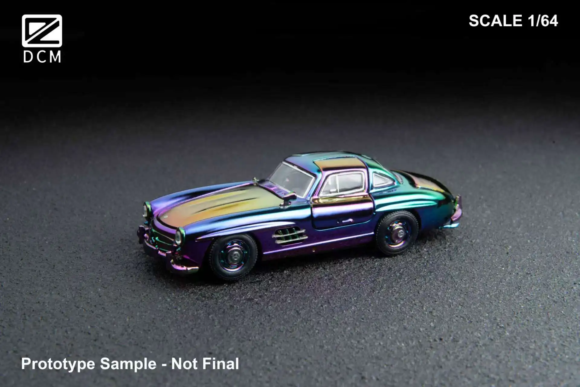 **Pre-order **DCM 1:64 300SL Electroplating color  Model car