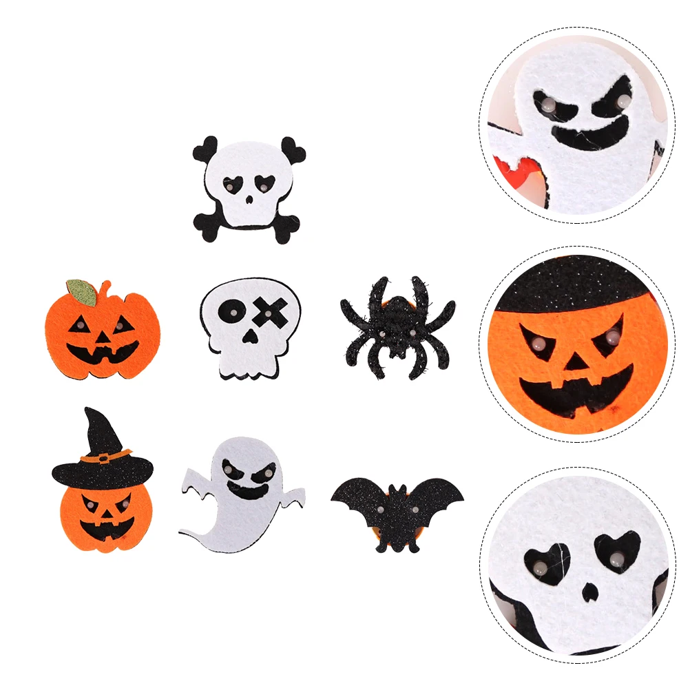 

Skull Pumpkin Decoration with Light Decorations Decorative Party Brooches Halloween Men and Women